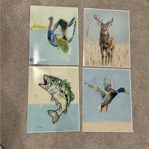 Wildlife Art Print Set - Multicolor